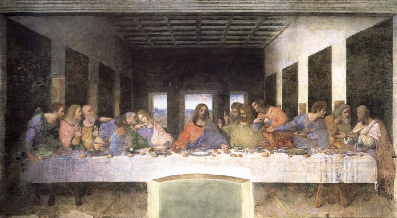 LEONARDO da Vinci the last supper Sweden oil painting art